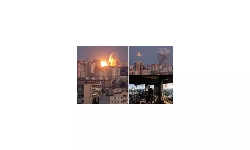 Kyiv Under Siege: Russia Unleashes 'Kamikaze' Drone Barrage on Ukrainian Capital in Overnight Assault