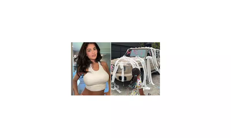 Kylie Jenner's £200k G-Wagon TP'd! Billionaire Heiress's Luxury Merc Vandalised in Epic Prank