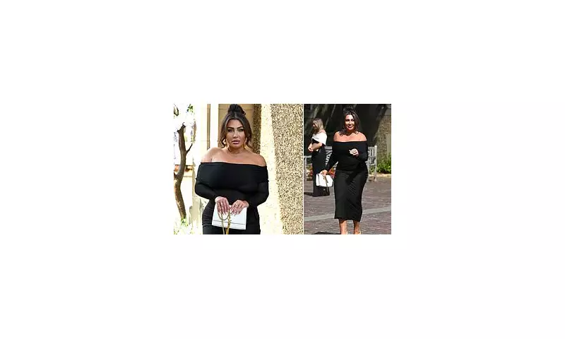 Lauren Goodger Stuns in Figure-Hugging Dress as She Films TOWIE Comeback in Hertfordshire