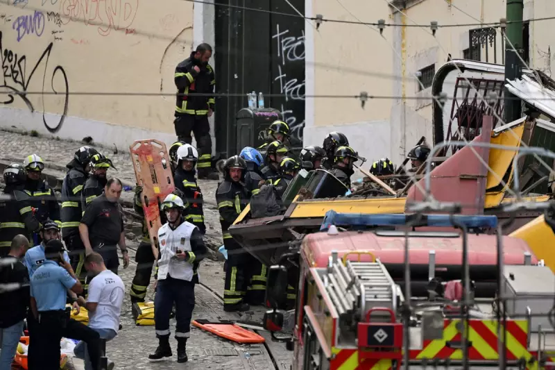 Lisbon Funicular Derailment: Shocking Footage Captures Moment Carriage Plunges Backwards