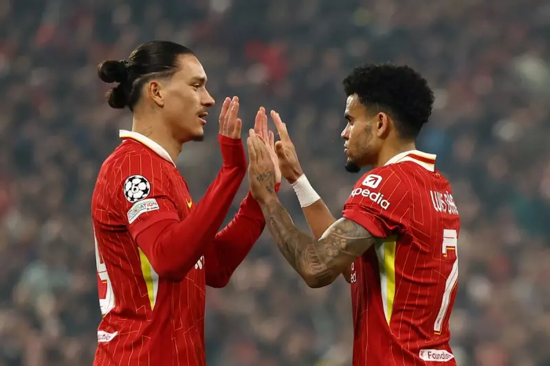 Liverpool's Attacking Trio of Salah, Núñez & Díaz Fire Reds to Victory | Independent Sport