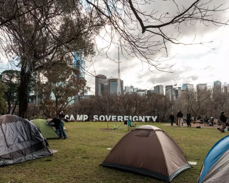 Melbourne's Camp Sovereignty: Police Probe Alleged Violent Assault Amid Ongoing Dispute