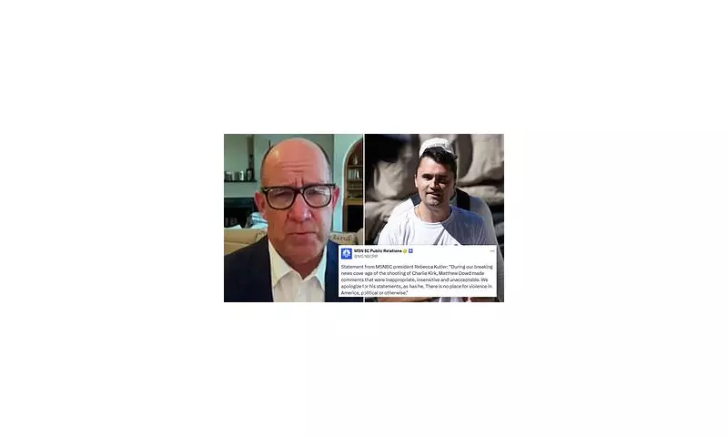MSNBC Axes Veteran Analyst Matthew Dowd After On-Air Clash With Charlie Kirk | Political Firestorm Erupts