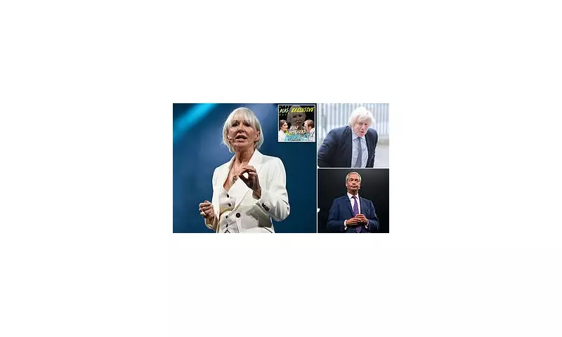 Nadine Dorries Plots Political Bombshell: Secret Coalition Talks with Boris Johnson and Nigel Farage Revealed | Exclusive