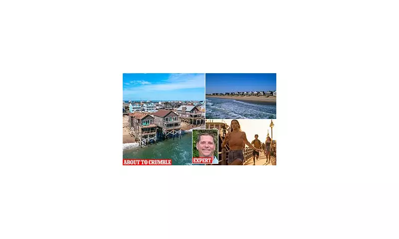 Outer Banks Cliff Collapse: Netflix Fame Fails to Save Multi-Million Pound Beach Homes from Crumbling into the Sea