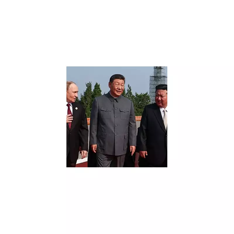 Putin's Power Play: Russian Leader Grins Alongside Kim & Xi in Chilling Show of Force