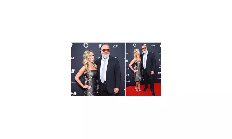 Russell Crowe, 61, and Fiancée Britney Theriot, 33, Make a Dashing Couple on Rare Red Carpet Appearance in London