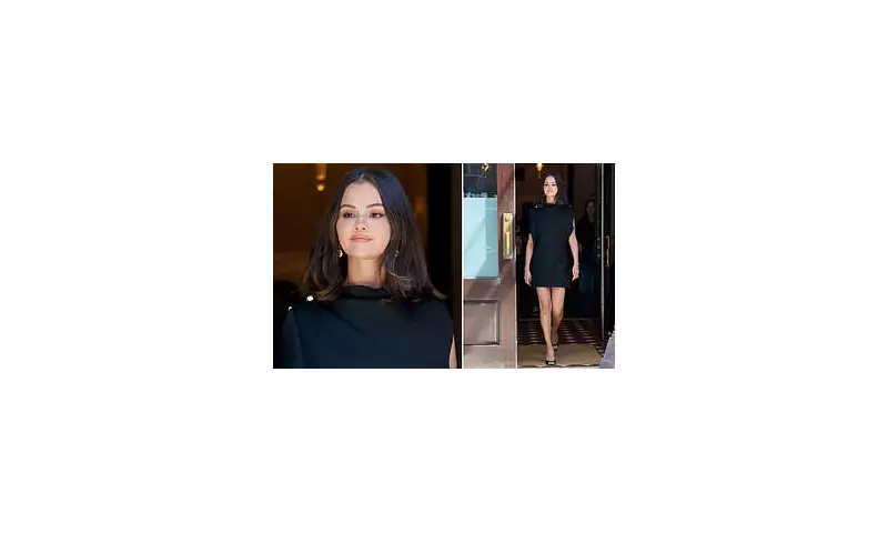 Selena Gomez Stuns in NYC: Legs For Days in Chic Black Mini Dress Amid Benny Blanco Wedding Plans