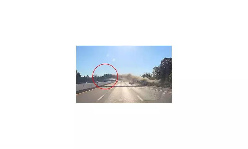 Shocking Dashcam Footage Captures 70-Year-Old Driver's Terrifying Flight Across Six Lanes of New York Highway