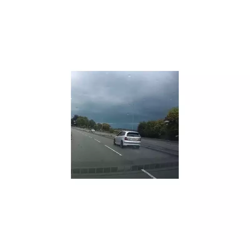 Shocking Dashcam Footage: Car Smashes Through Central Reservation on M62 in Terrifying Near-Miss