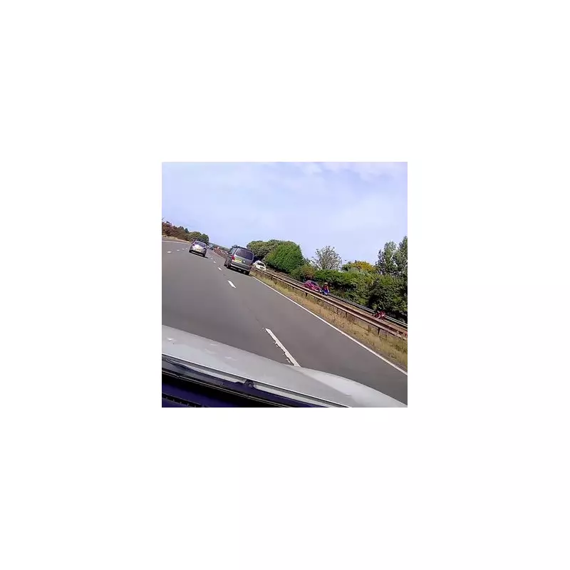 Shocking Dashcam Footage: Ford Fiesta Flips in Terrifying M1 Motorway Crash