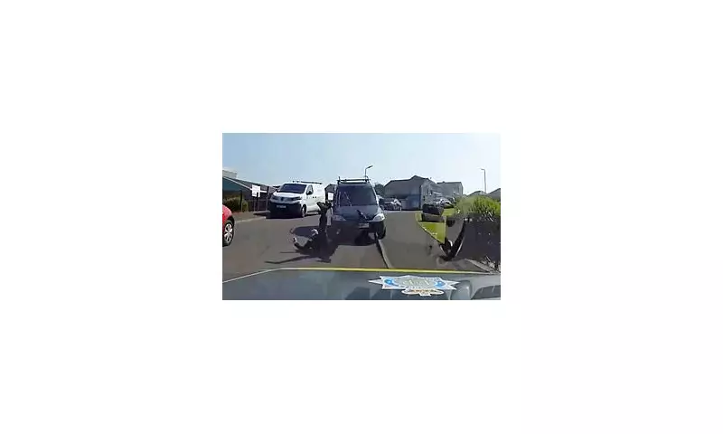 Shocking Dashcam Footage Shows Banned Driver Violently Assaulting Police Officer in UK Street