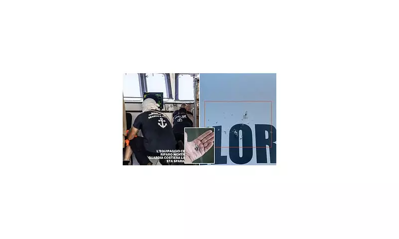Shocking Footage: Libyan Coastguard Opens Machine Gun Fire on Migrant Rescue Ship in Mediterranean