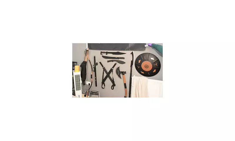 Terror Arsenal Uncovered: Machete, Axe, and Bomb-Making Kit Seized in UK Security Raid