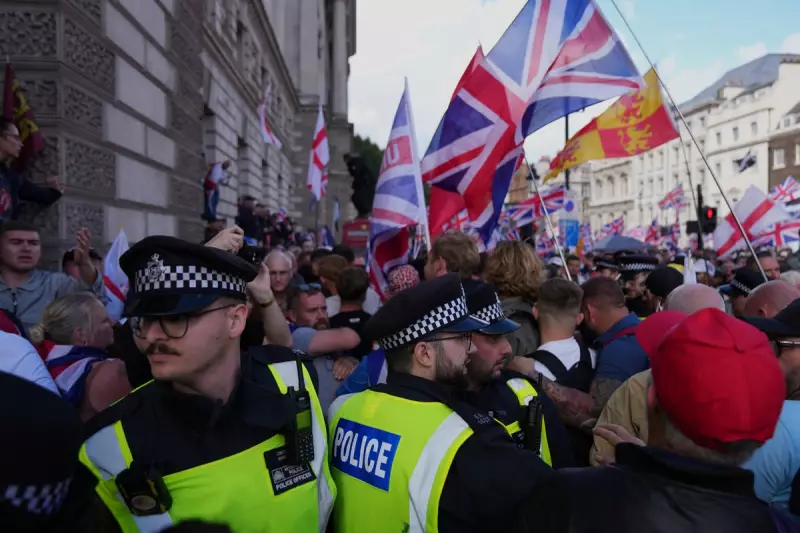 Tommy Robinson's 'Unite The Kingdom' March Met With Police Restrictions in London