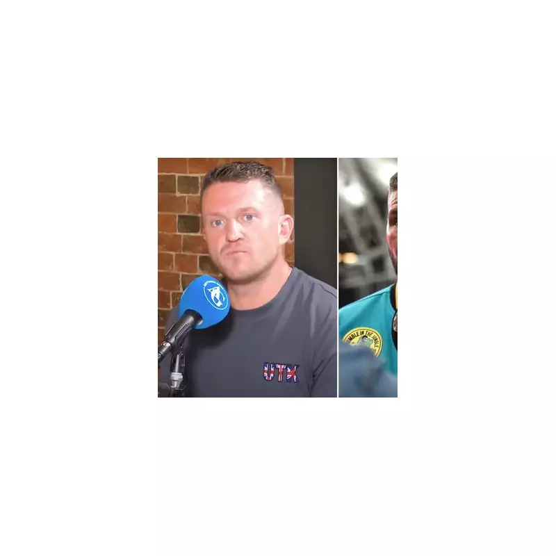 Tony Bellew Unleashes Fury on Tommy Robinson: 'I'll Bite Your Nose Off!' in Shocking Boxing Call-Out
