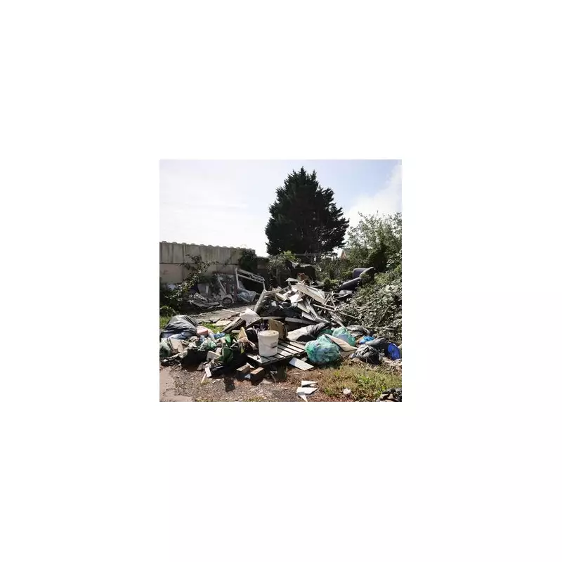 UK Fly-Tipping Crisis: Shocking Images Reveal One Town Buried Under 15,000 Tonnes of Rubbish