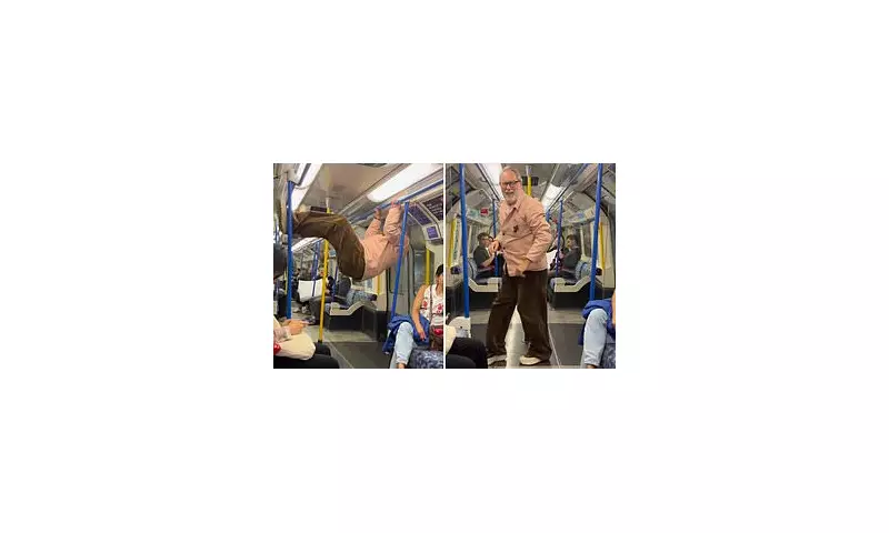 Vic Reeves Leaves London Tube Passengers in Stitches with Hilarious Handrail Antics | Daily Mail