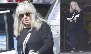 80s TV Icon Looks Unrecognisable During Rare LA Outing | Daily Mail Showbiz Exclusive