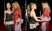 Ariana Grande & Sabrina Carpenter's Awkward VMAs Encounter Sparks Fan Frenzy | Daily Mail