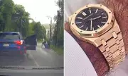 British Tourists in Thailand Watch Heist: Gang Rams US Lawyer's Motorbike in Brazen Gunpoint Robbery