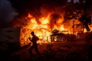 California Battles Raging Wildfire Near Stockton as Evacuations Ordered