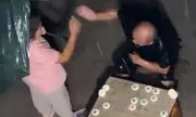 Chess Defeat Fury: Wife Shoves Sulking Husband After Park Game Loss | Daily Mail