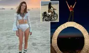 Danica Patrick Turns Heads at Burning Man: Ex-F1 Star Flaunts Incredibly Ripped Physique in Desert Festival Attire