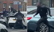 Dramatic Chase in North London: Undercover Cops Rammed as Suspect Flees in Stolen Car | Exclusive Video