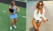 ESPN's Taylor Davis Steals the Show with Sideline Dance Moves | Viral College Football Moment