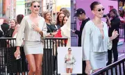Hailey Bieber Overwhelmed as MASSIVE Crowd Swarms Rhode Pop-Up Launch in London | Daily Mail