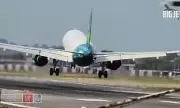 Heathrow Horror: Passenger Jet Battles 60mph Storm Amy Winds in Terrifying Aborted Landing | Exclusive Video