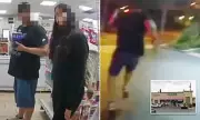 Heroic Stranger Saves Woman's Life with Heimlich Maneuvre in California 7-Eleven | Daily Mail