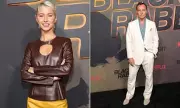 Iris Law Steals the Spotlight in Daring Ensemble at Dad Jude's NYC Premiere | Daily Mail