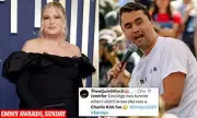 Jennifer Coolidge's Unlikely Emmy Night: A Surprising Encounter with Conservative Pundit Charlie Kirk