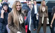 Jennifer Lopez Stuns in Power Suit at LA Screening Amid Oscar Buzz For 'Kiss of the Spider Woman' | Daily Mail