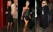 Kate Moss, Madonna's Daughter Lourdes, & Iris Law Stun at London Fashion Week Party