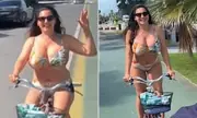 Kelly Brook's Tuscan Getaway: A Busty Bikini Display Amidst Cheating Scandal | Daily Mail