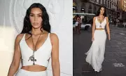 Kim Kardashian Stuns in Ravishing White Bikini During Italian Getaway | Daily Mail