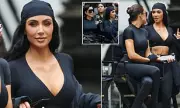 Kim Kardashian's Pirate-Chic Look: SKIMS Founder Flashes Tummy in Bold Nike Photoshoot
