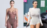Kim Kardashian's Sheer SKIMS Bodysuit Stuns: Daring Bianca Censori-Inspired Look Sends Fans Into Meltdown | Daily Mail