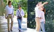 Lily James Spotted in New York with Swiped Star Pierson Fode | Romantic Central Park Stroll