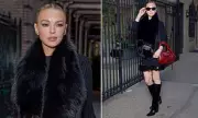 Lindsay Lohan's Flawless NYC Look Sparks Surgery Denial | Daily Mail