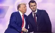 MAGA Activist Charlie Kirk's Utah Speech Erupts in Chaos as Protester Brandishes Realistic Replica Firearm | Daily Mail