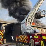 Major Blaze Engulfs Witham Industrial Estate: Essex Firefighters Battle Huge Inferno