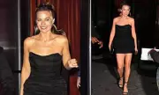 Margot Robbie Dazzles in Timeless Little Black Dress for New York Outing | Daily Mail