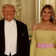 Melania Trump Stuns in Sunshine Yellow at Mar-a-Lago Gala | Mirror