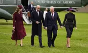 Melania Trump's Dazzling Style Statement: A Fashion Analysis of Her Arrival Outfit for UK State Visit