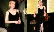 Michelle Williams Stuns in Sizzling Black Dress Amid Fourth Baby Joy | Daily Mail