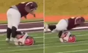Michigan High School Football Star's Spine Fractured in Devastating On-Field Collision